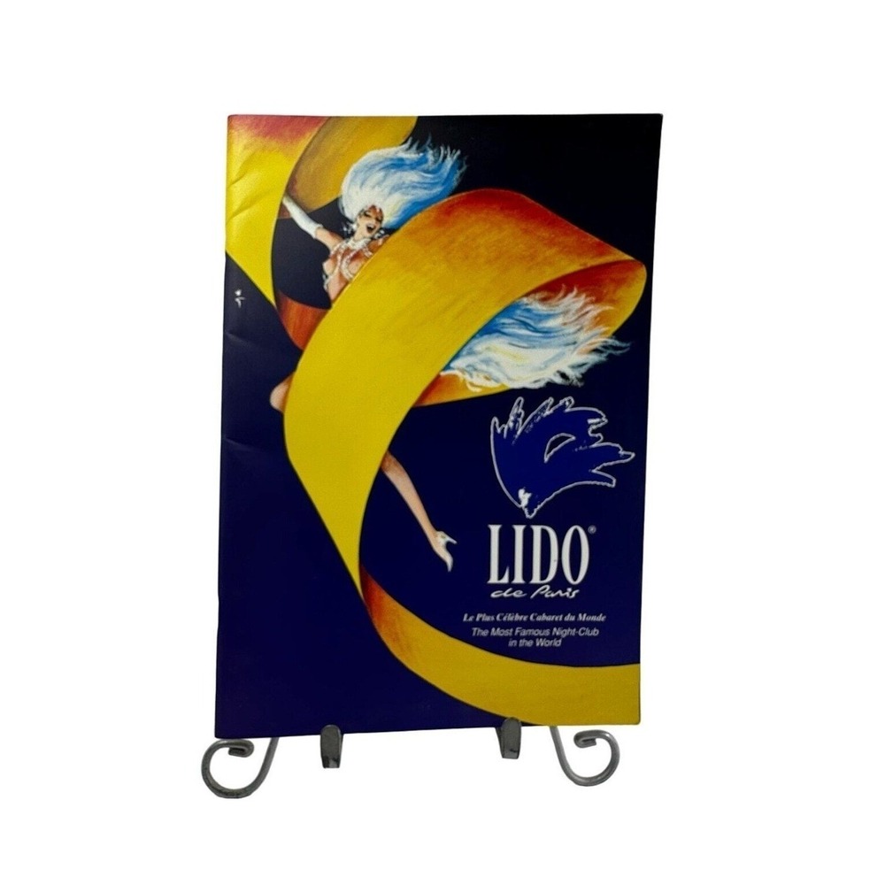 Lido de Paris Vintage French Cabaret Memorabilia Art Print Set Poster & Book